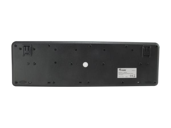Equip Keyboard+Mouse USB Kabelgebundenes Kombi Set schwarz deutsch